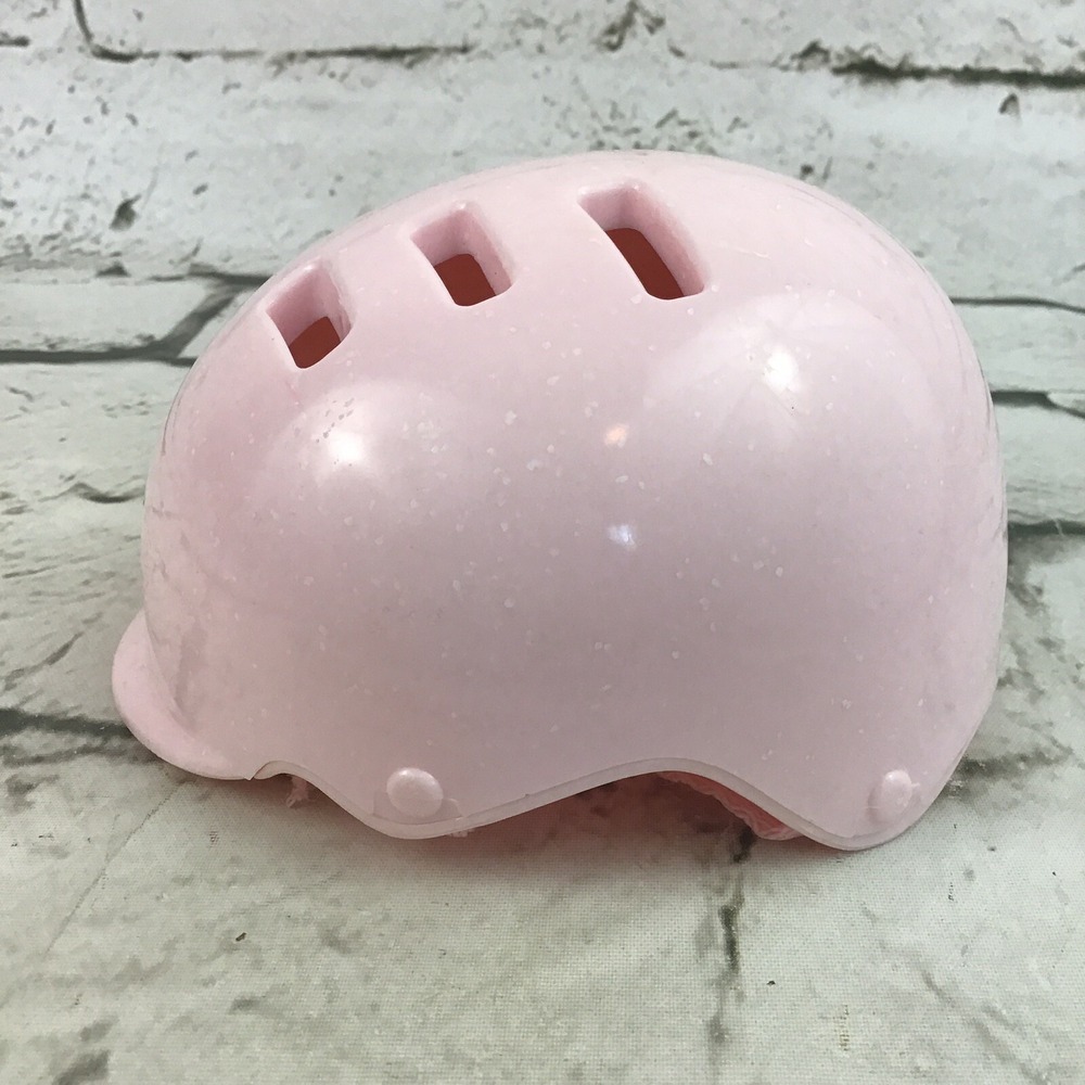 Our Generation Pink Speckled Bicycle Helmit Fits Standard 18" Dolls By Battat